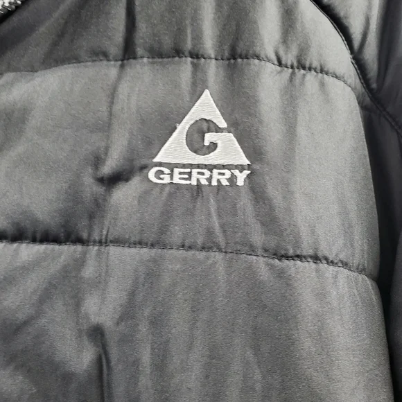 Gerry Black Packable Down Jacket Puffer Ski GG8409